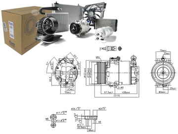 фото thumb №1, Компресор кондиціонера vauxhall corsa mk ii 1.7 cd