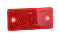 фото thumb №1, Відбивач prostokątny 95x45mm червоний універсальний