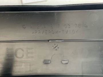 фото thumb №11, Рамка, прокладка pod номерні знаки реєстраційна mercedes c-klasa w204 передній рестайлінг