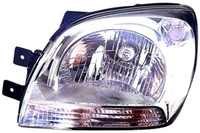 фото thumb №1, Depo фара h4 электрический механический цвет wkła