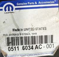 фото thumb №4, Защита бампера перед chrysler js mopar 05116034ac