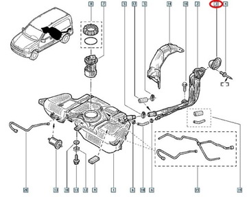 фото thumb №8, Защита заливка топлива r kangoo 06.05- оригинальный номер 8200733242