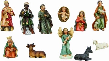 Śliczne Figurki do Szopki 11-części 3,5cm wys K110