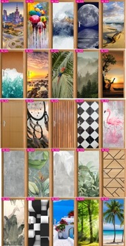 Самоклеящаяся пленка для дверей WOODEN 3D PATTERN