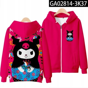 куроми толстовка hello kitty каваи Харадзюку аниме
