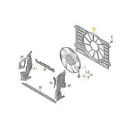 фото thumb №1, Корпус вентилятора audi q7 16-