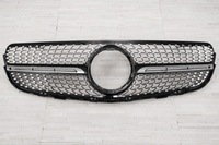 фото thumb №7, Mercedes glc x253 2015-2019 решётка радиатора diamond чёрный