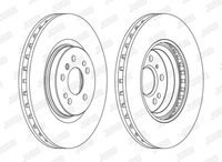 фото thumb №1, Тормозные диски тормозные jurid 562403jc-1