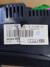 фото thumb №7, Лічильник спідометр audi a4 b6 0263626036