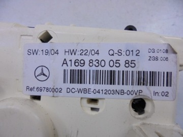 фото thumb №13, Mercedes a w169 панель керування повітропровід кондиціонера 5d a1698300585