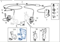 фото thumb №4, Кронштейн кронштейн замка решётка scania правое ngs r s p g 2337760 b-b