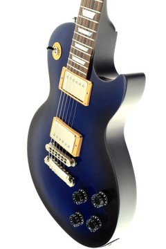 GIBSON Les Paul STUDIO модель 2015 г. 100-я двухтактная Manhattan Midnight