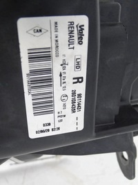 фото thumb №7, Лампа перед передня права dacia sandero ii lift 260108435r