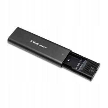 Корпус Qoltec для накопителей M.2 SATA SSD NGFF USB типа C 50311