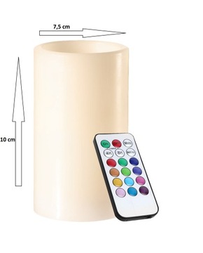 Декоративная свеча, свеча с дистанционным управлением RGB LED, ДЕКОРАТИВНАЯ ВСТАВКА