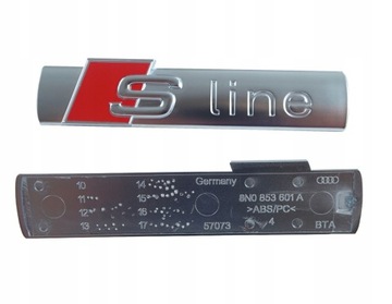 ЗНАК ЭМБЛЕМА НАДПИСЬ SLINE S-LINE AUDI A4 B8 B9