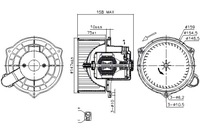 фото thumb №2, Вентилятор вентилятор hyundai accent ii getz 1.1-1.6 01.00-12.10