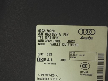 фото thumb №14, Audi q3 83a sportback 18km оббивка багажника підлога обшивки