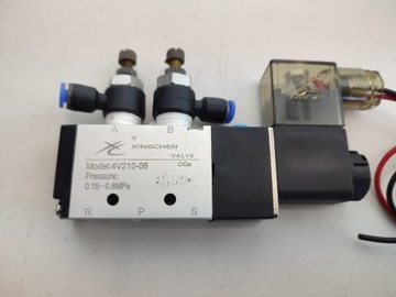 XINGCHEN 4V210-08 Пневматический электромагнитный клапан постоянного тока 24 В