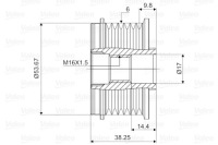 фото thumb №3, 588028 valeo шків генератора