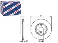 фото thumb №1, Гальмівні диски гальмівні 2szt. перед mini r50 r53 r52 r56 r57 r58 r59 clubman