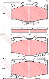 фото thumb №12, Тормозные колодки ham. toyota p. landcr.