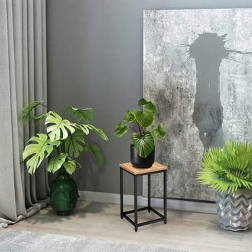 ПОДСТАВКА ДЛЯ ЦВЕТОВ МЕТАЛЛ LOFT CRAFT ЧЕРНАЯ ПОЛКА ПОДСТАВКА ДЛЯ ЦВЕТОВ ЦВЕТОЧНЫЙ ГОРШОК