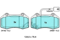 фото thumb №9, Тормозные колодки тормозной. alfa romeo mito 1,4tb 08- перед