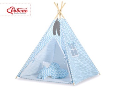 MINI Zestaw: Namiot TIPI teepee+mata + zawieszki p