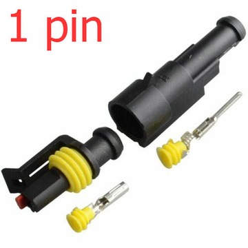 фото thumb №10, Разъём штекер соединитель герметичные superseal 1 pin
