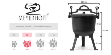 MEYERHOFF ЧУГУННАЯ ШАФТА 8Л + СВОБОДНАЯ ЛОЖКА