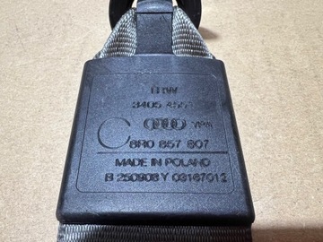 фото thumb №7, Audi q5 8r pas безпеки середній зад задній сірий 8r0857807