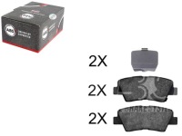 фото thumb №1, Тормозные колодки тормозные kia soul 09- задняя a.b.s.