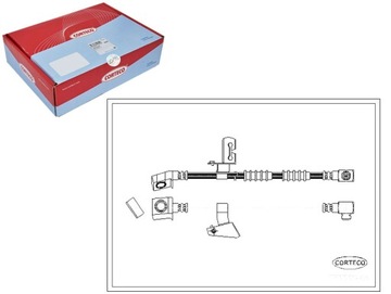 фото thumb №1, Шланг гальмівний гнучкий chrysler corteco