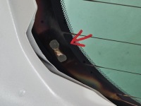 фото thumb №10, Крышка багажника багажника стекло задняя kia sportage iv 15-21 hb 5d белый hw