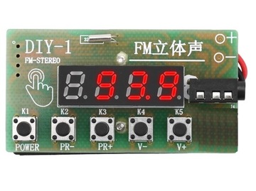Radio FM Cyfrowe z wyświetlaczem led diy kit