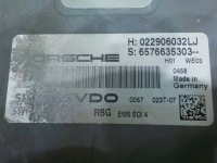 Porsche cayenne рестайлінг  4.8 b 07r 5d блок керування бортовий комп'ютер двигуна 022906032lj Недорого, фото thumb