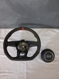 фото thumb №6, Audi rs3 8y руль мульти- функциональная алькантара