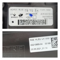 Лампа ліва перед renault twingo iii lift 2018- led 260602593r Зі Шроту, фото thumb