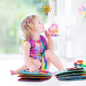 СЕНСОРНАЯ ИГРУШКА ДЛЯ МАЛЫШЕЙ, ТРЕНИРОВКА ДЛЯ ДЕТЕЙ, 3D КНИГА