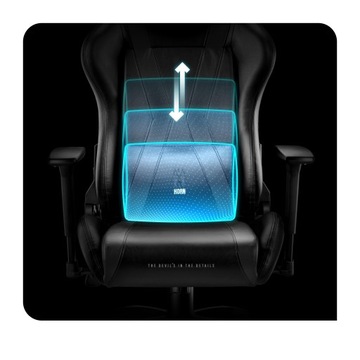 FOTEL DIABLO X-ONE HORN (XL) CZARNO-CZARNY
