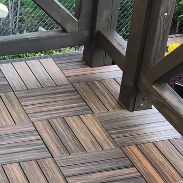 Podest Tarasowy Kompozytowy Narożny Prawy Redwood