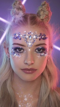 3D НАКЛЕЙКИ НА ЛИЦО САМОКЛЕЯЩИЕСЯ КРИСТАЛЛЫ YT01
