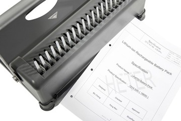 Profesjonalna bindownica Verotech VB-120 + czterootworowy dziurkacz +zestaw