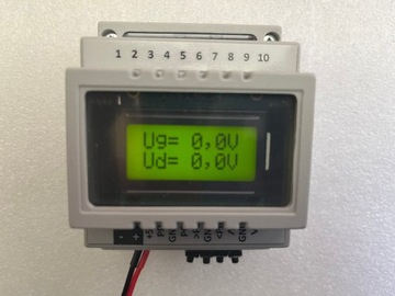 Sterownik schodowy LED 5-10k LCD DIN (na małe schody do 10 stopni)