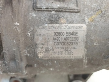 фото thumb №6, Nissan navara d40 2.5 dci компресор компресор кондиціонера 92600-eb40e оригінал