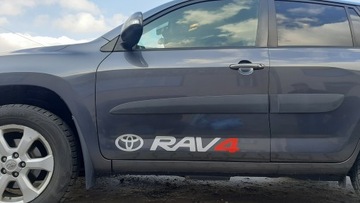 Наклейки Toyota RAV4 на запаску 4X4 2 цвета