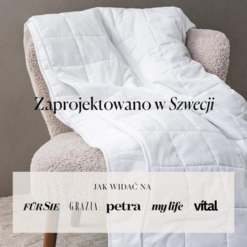 KOŁDRA OBCIĄŻENIOWA CURA PEARL CLASSIC 135x200cm 11kg
