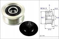фото thumb №10, Генератор - сцепление односторонний schaeffler ina 535 0226 10