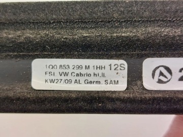 фото thumb №7, Volkswagen eos 2009 левая сторона планка дверь задних